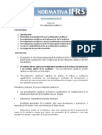 NIA 520 - Procedimientos Analiticos