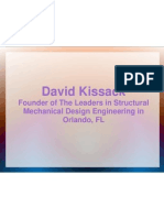 David Kissack - Founder of The Leaders in Structural Mechanical Design Engineering in Orlando, FL