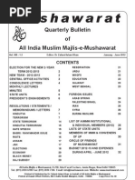 Download Quarterly Mushawarat Bulletin Jan-Jun 2012 by The Milli Gazette SN109067396 doc pdf
