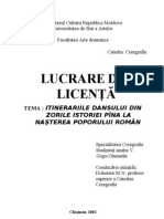 Coregrafie, Dansul Si Jocul Lucrare Licenta