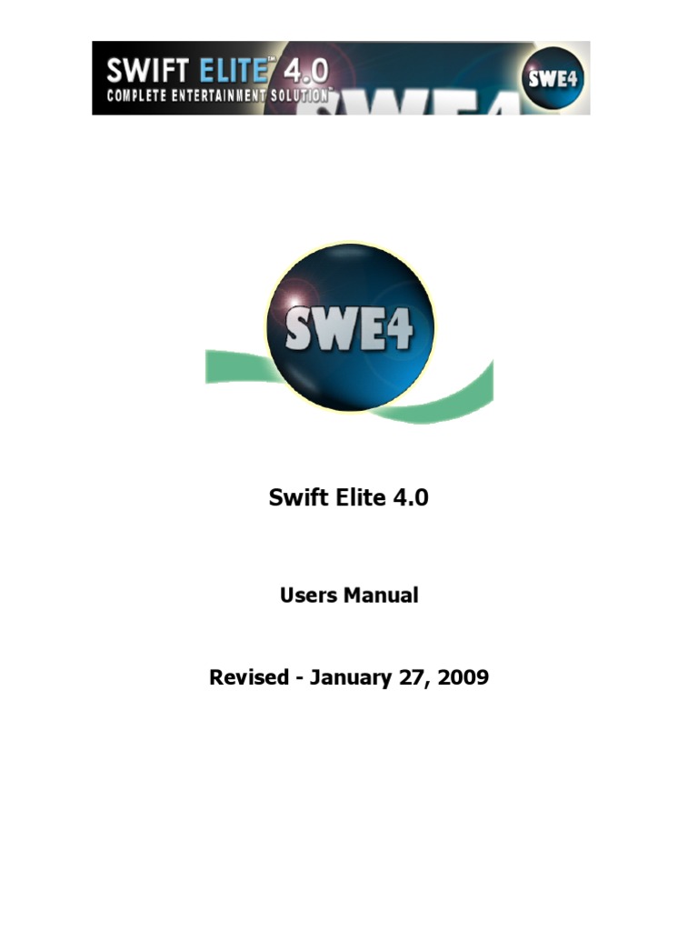 Swift Elite 4 - Complete Manual | Codec | Microsoft Windows
