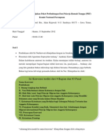 1. Konsultasi Nasional Kebijakan Paket Perlindungan Dan Pekerja Rumah Tangga