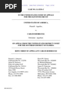 U.S. v. Rodriguez (11th Cir. Reply Brief)