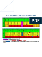 Calendar Scolar 2012-2013