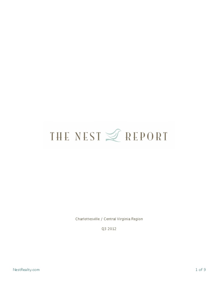 Nest Report: Charlottesville Area Real Estate Market Report Q3 2012 ...