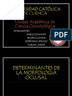 Determinantes de La Morfologia Oclusal