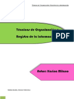 Técnicas de Organización y Registro de La Información