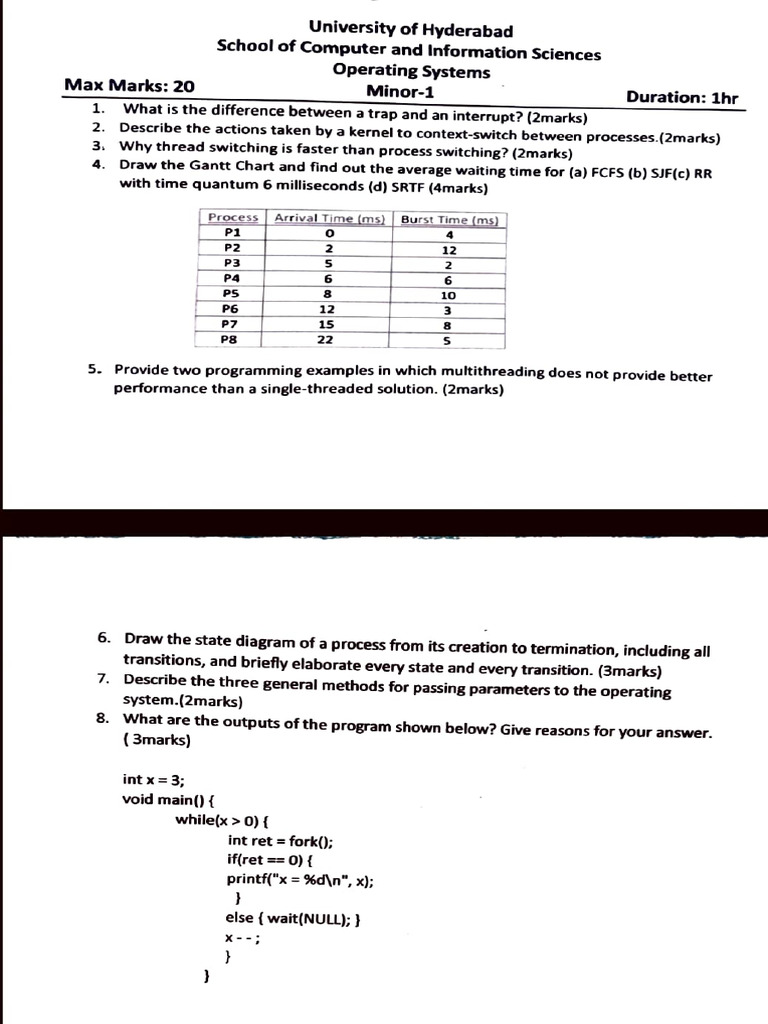 OS-2026-RP-lal.pdf | PDF | Thread (Computing) | Operating System