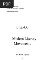 Eng.433 Modern Lit. Movements