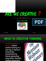 Are We Creative ?
