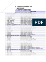 Kalender Akademik ITS