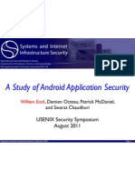 A Study of Android Application Security