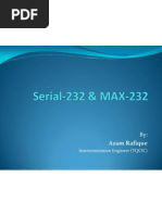 RS-232 (Serial Communication) and MAX-232