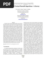 SINR Based Vertical Handoff Algorithms 