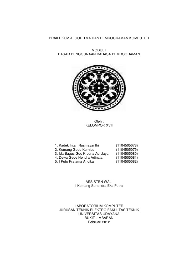 Dasar Pemrograman C++ dan Algoritma | PDF