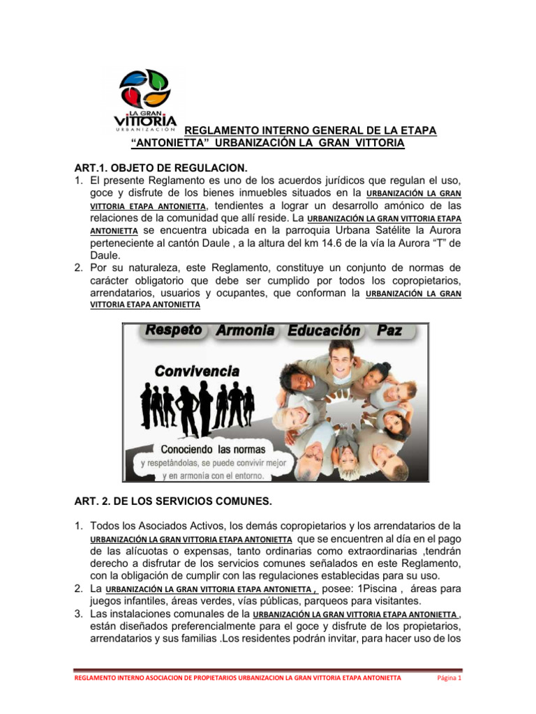 REGLAMENTO ANTONIETTA PDF.pdf | PDF
