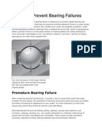 5 Ways To Prevent Bearing Failures
