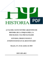 Actas Encuentro de Historia Psi 2010