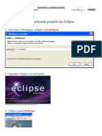 Importando Projeto No Eclipse