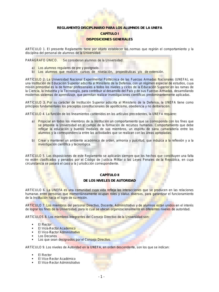 REGLAMENTO DISCIPLINARIO.pdf | PDF | Universidad | Regulación