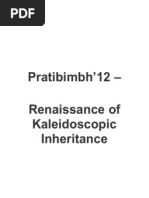 Pratibimbh 2012 Rule Book As On 5-8-12