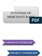 Funtions of Merchant Bank