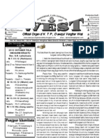 Official Organ of KTP, Dawrpui Vengthar West: Ungawina