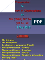 Management in Organisation