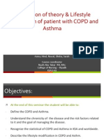 Application of Theory & Lifestyle Modification of Patient With COPD and Asthma