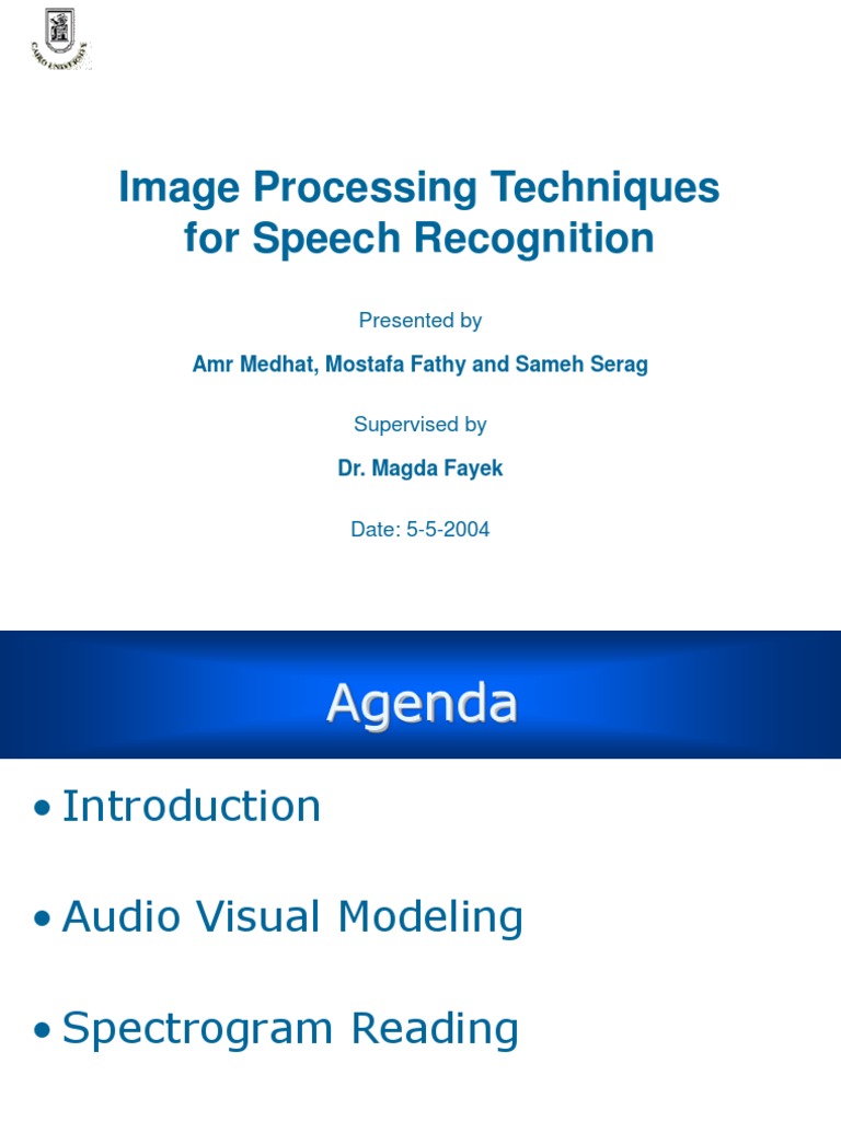 Audio Visual Speech Recognition PDF Speech Recognition Speech