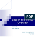 Speech Technology Overview