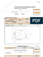 Solicitud de Certificado de Informaciones Previas