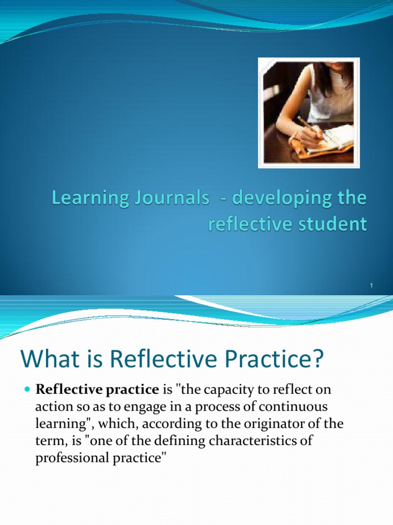 Learning Journals Reflective Practice Applied Psychology