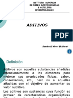 Aditivos Bromatología II