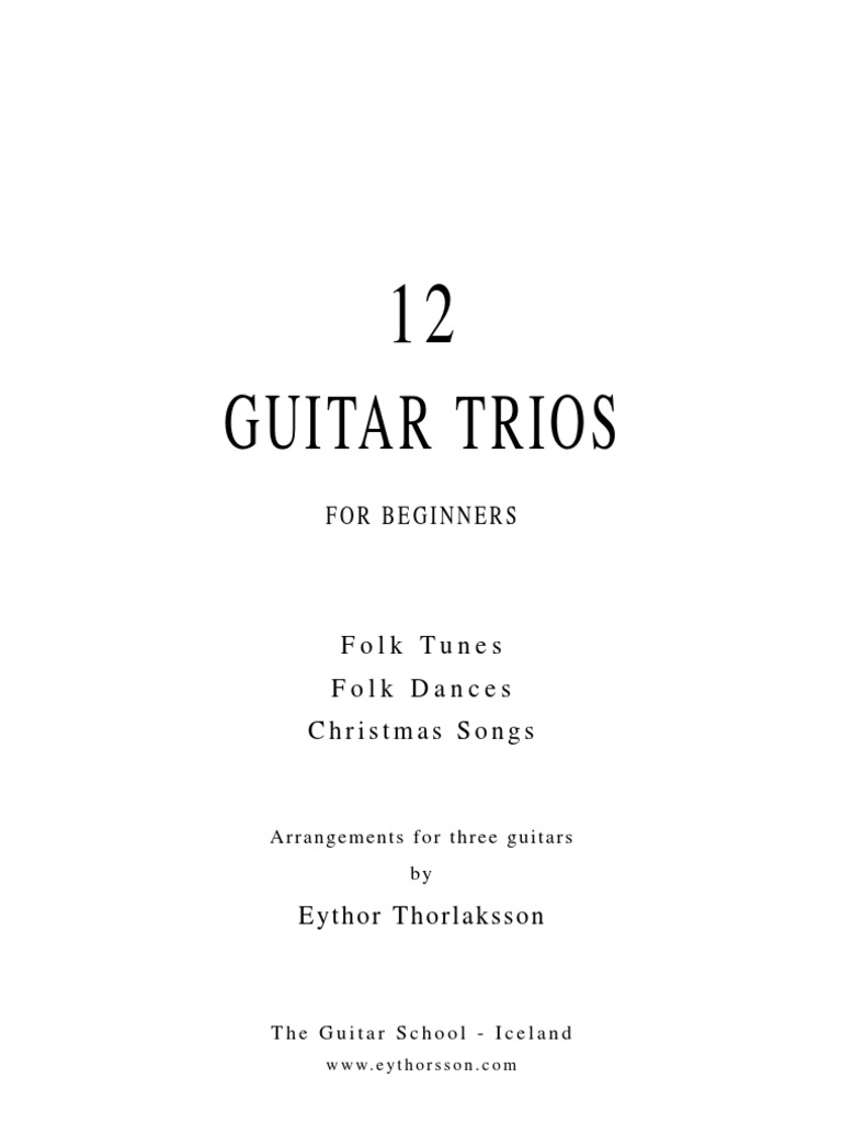 Tríos Fáciles para Guitarra | PDF | Formes musicales | Éléments de la