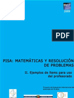 Matematicas PISA2009items