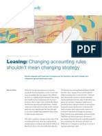 Leasing - Changing Accounting Rules
