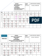 DIPLOMA Timetable Jan09