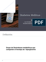 Diabetes Mellitus Generalidades