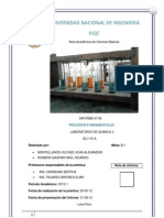 Laboratorio de Quimica II: Procesos Fundamentales