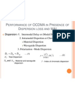 OCDMA Performance in Dispersion and MAI