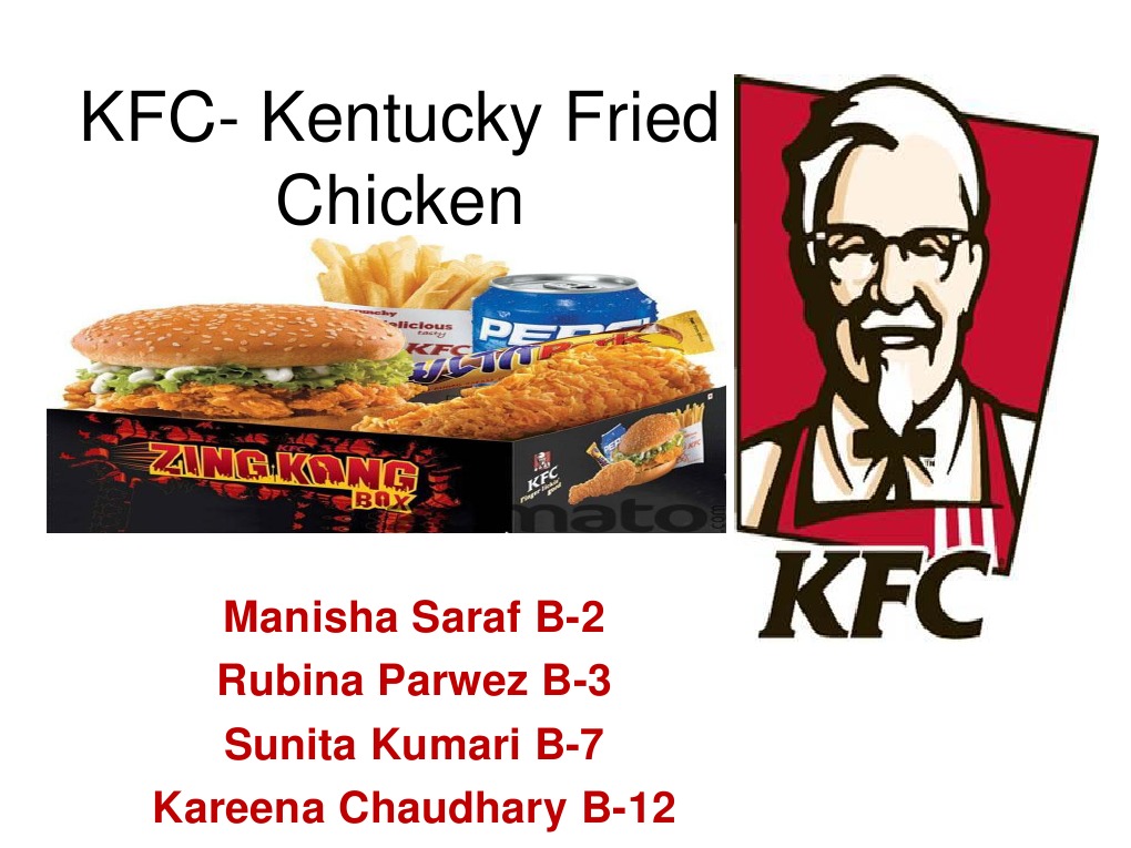 MOS KFC ppt. Food Industry Food And Drink