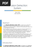 Intrusion Detection System: Nipun Malik (05511502709)