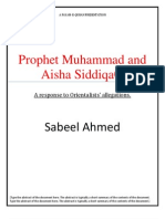 Prophet Muhammad and Aisha Siddiqa