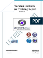 Doordarshan Lucknow Summer Training Report: Year 2012