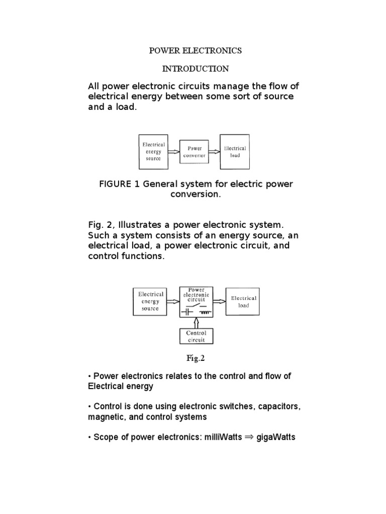 Introduction PDF Power Electronics Rectifier