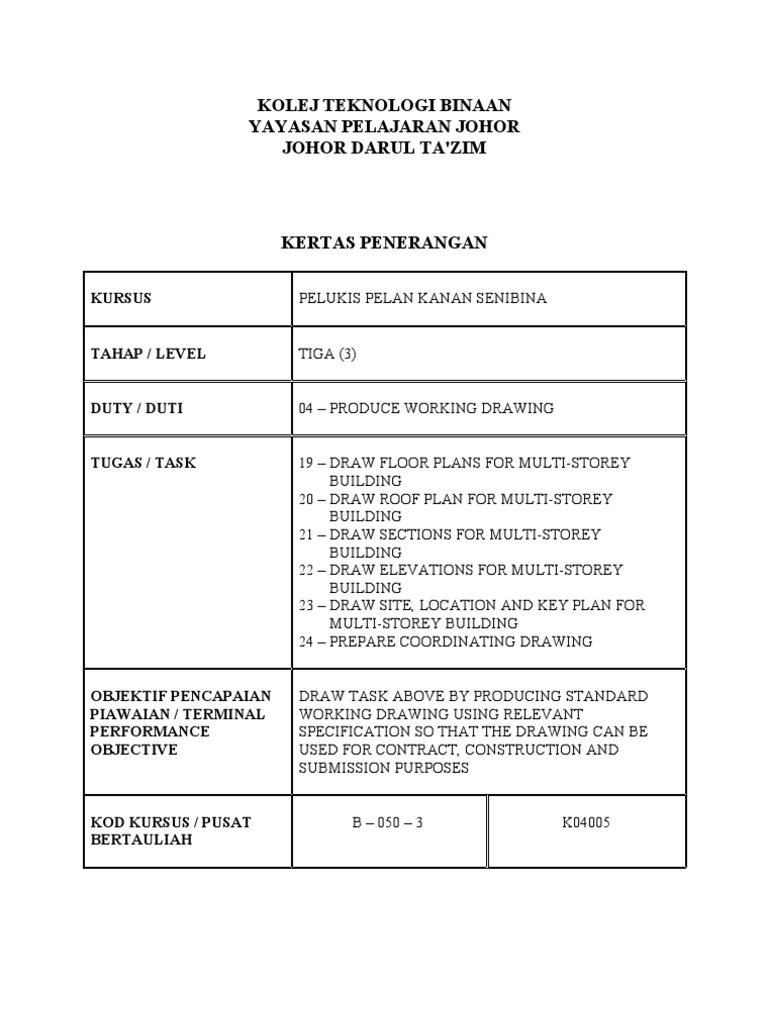 Kertas Penerangan | PDF