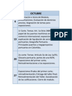 Cronograma de Actividades.