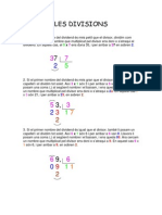 Explicació de Les Divisions