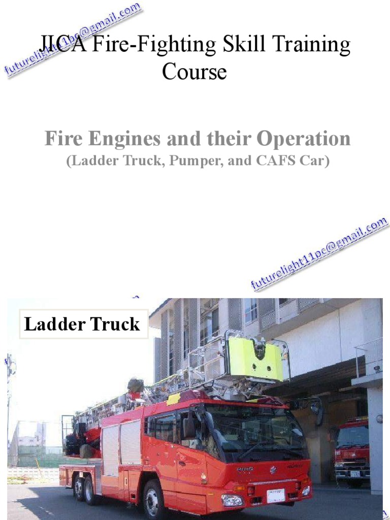 Fire Engine Operation Training Guide | PDF | Fire Engine | Firefighting